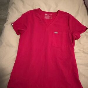 Figs Ultra Rose One Pocket Top